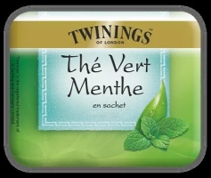 Twinings thé vert menthe avec sucre - Carton